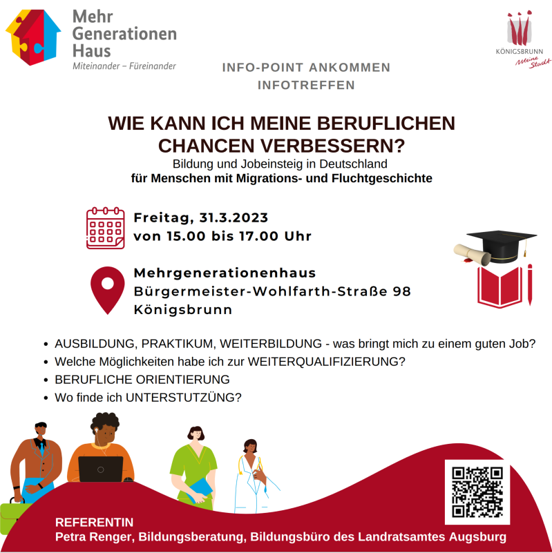 Info-Flyer der Veranstaltung "Wie kann ich meine beruflichen Chancen verbessern?"